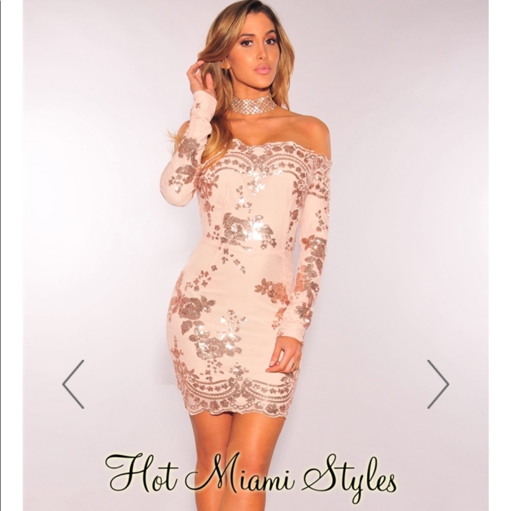NWT Hot Mia Styles sequins dress